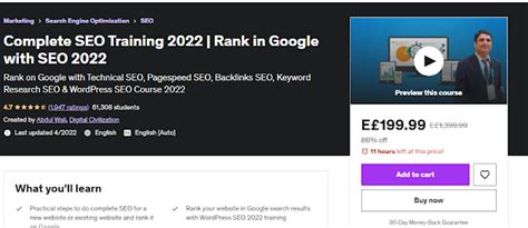 Complete SEO Training Rank In Google With SEO UDEMY COUPON CODE Off SEO COURSE
