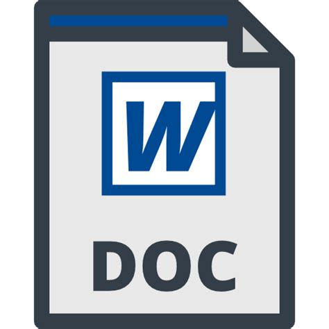 Doc File Format Word Doc Word Document Doc Interface Microsoft