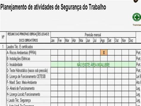 Planilha de Controle de EPI e Segurança do Trabalho Excel Grátis