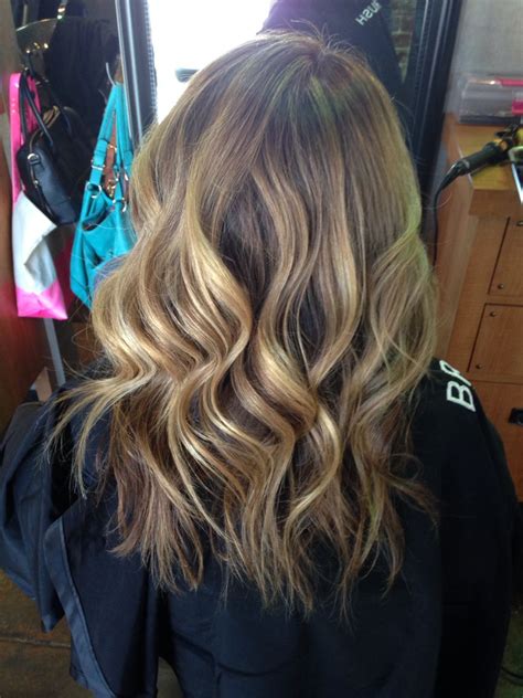 Beach Waves Highlights And Lowlights Hair Creations Hair Salon