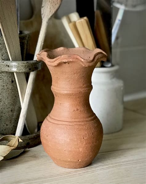 Clay Vase Etsy Clay Vase Vase Clay
