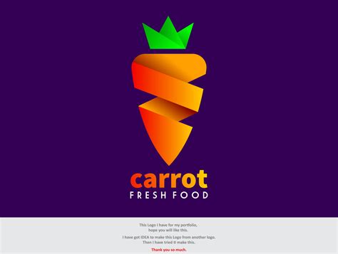 Carrot Logo Design By Ankon On Dribbble