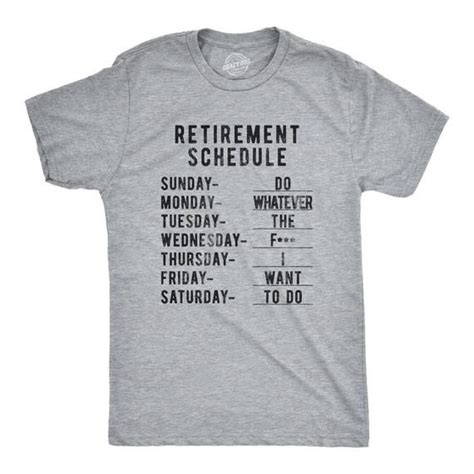 Im Retired Shirt Retirement Schedule Whatever The F I Etsy In 2021