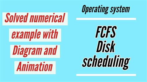 Fcfs Disk Scheduling First Come First Serve Disk Scheduling Youtube