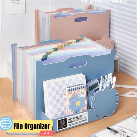 13 Pockets Expandable File Folder Envelope Organizer File Organizer