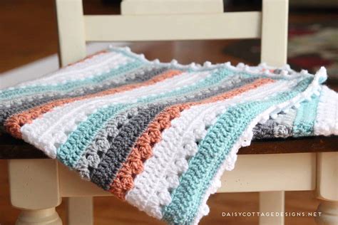 How To Crochet A Baby Blanket In Hours Daisy Cottage Designs