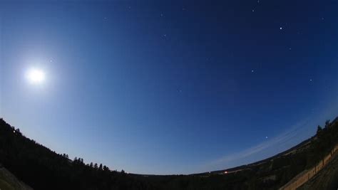 4k Starry Night Sky Over The Ocean Timelapse Stock