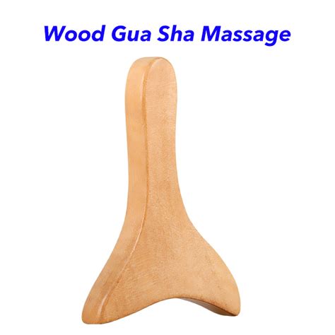 Handheld Lymphatic Drainage Scalp Massager Wood Wood Therapy Massage Tools Manufacturers Or