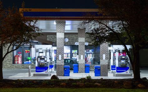 Gas Station Lighting Canopy Floodlights And Wall Mounts