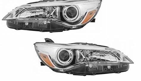 2017 toyota camry se headlights