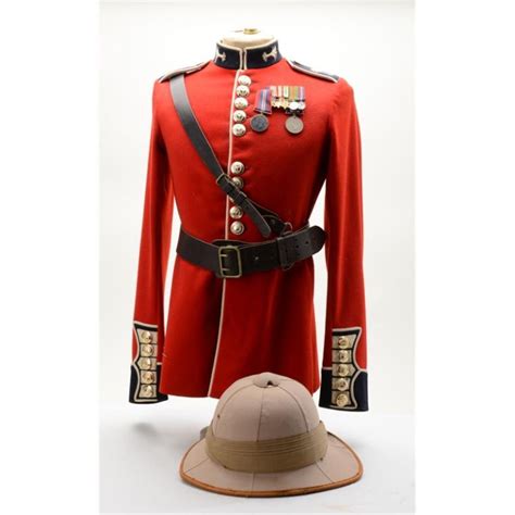 Classic “red Coat” British Dress Uniform Jacket Likely For India Service As The Uniform
