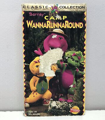 BARNEYS CAMP WANNARUNNAROUND Classic Collection VHS Video Tape Sing Along Songs PicClick