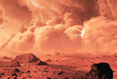Scientists Believe Mars May Have Mini Lightning Storms From Tiny Dust