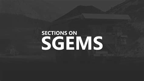 Sgems How To View Your Project By Sections Youtube