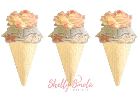 Candy Cones Shelly Smola Designs Machine Embroidery Designs