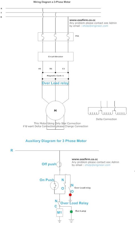 3 Phase Motor Wiring Diagrams