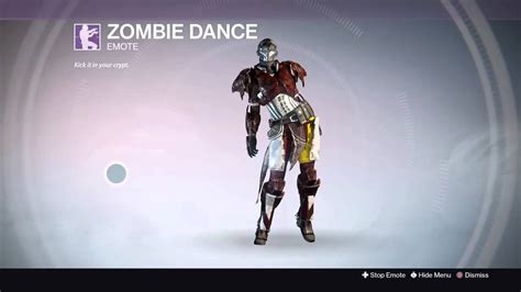 Destiny Female Exo Titan Dancing The New Zombie Dance Emote Youtube