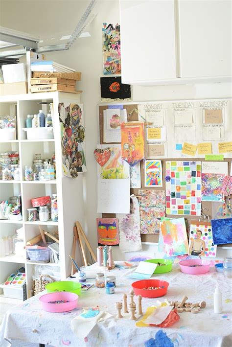 Home Art Studio For Kids Meri Cherry Art Studio At Home Kids Art