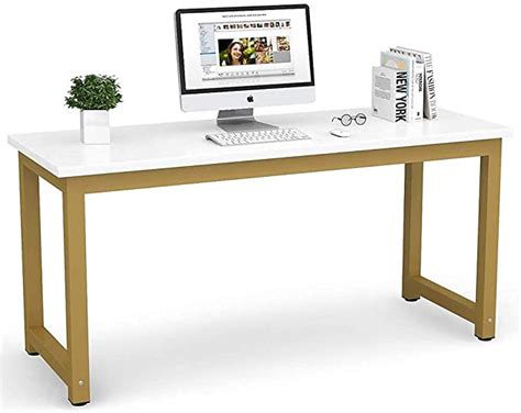 Tribesigns Computer Desk 63 Inch Large Office Desk Study Writing