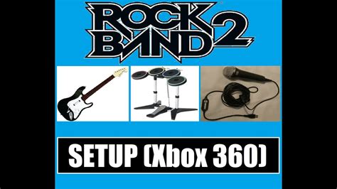 Rock Band 2 Setup Xbox 360 Purchasing Setting Up The Instruments To