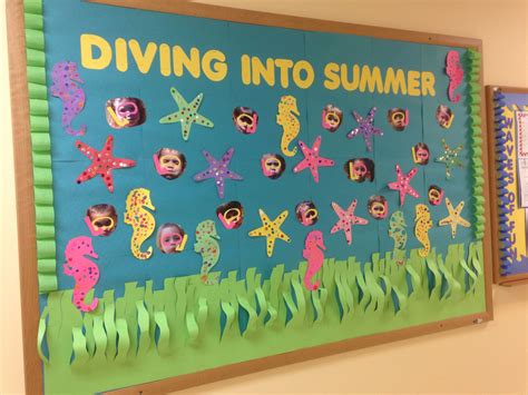 Diving Into Summer Bulletin Board Memugaa