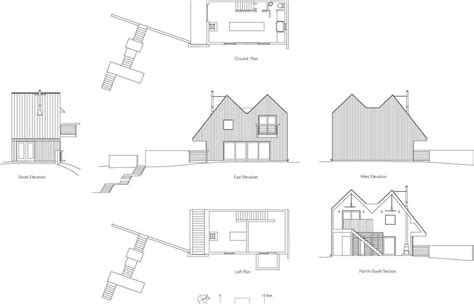 Small Studio House Design With Double Pitched Roof