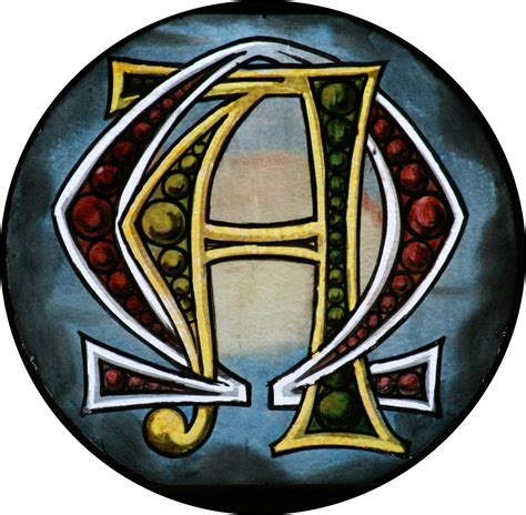 Alpha And Omega Symbol Pixels Christian Art