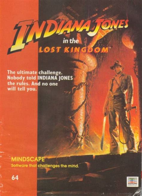 Indiana Jones In The Lost Kingdom Cover Or Packaging Material Mobygames