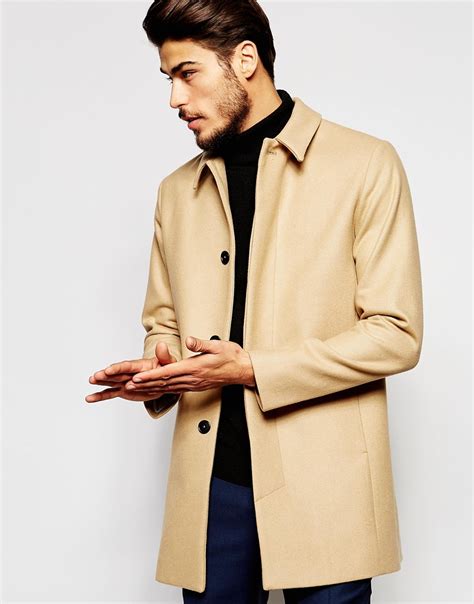 There are many places to buy mens winter wear. Noak Wool Trench Coat in Camel (Natural) for Men - Lyst