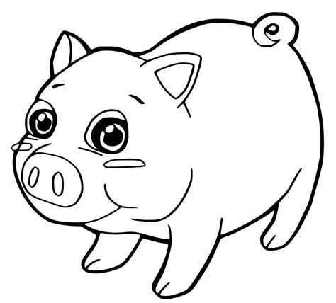 Baby Pig 2 Coloring Page Free Printable Coloring Pages For Kids