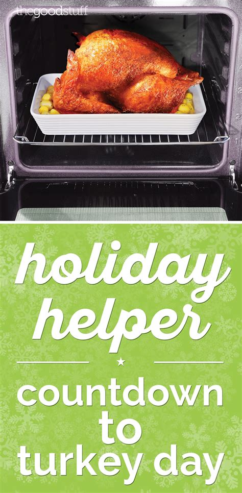 holiday helper countdown to turkey day thegoodstuff