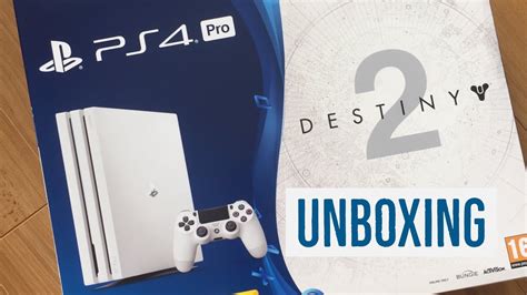 Ps4 Pro Glacier White Unboxing Limited Edition Destiny 2 Edition