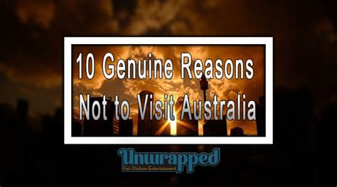 10 Genuine Reasons Not To Visit Australia Australia What You Wont Miss