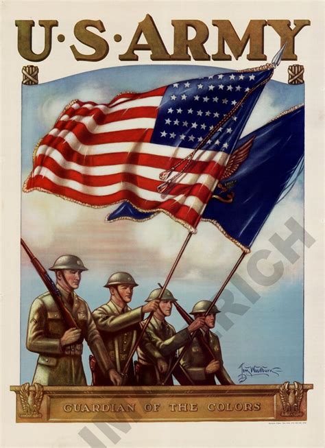 Recruitment Poster Military Poster Us Army Wwii Posters