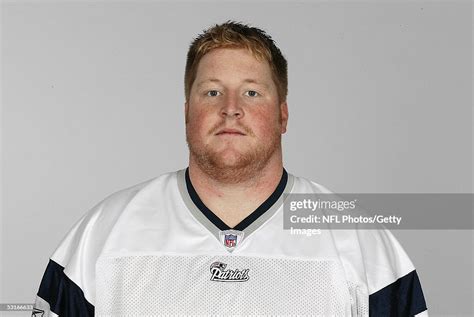 Dan Koppen Of The New England Patriots Poses For His 2005 Nfl News