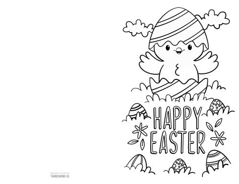 Free Printable Easter Cards Coloring Pages Printable Templates