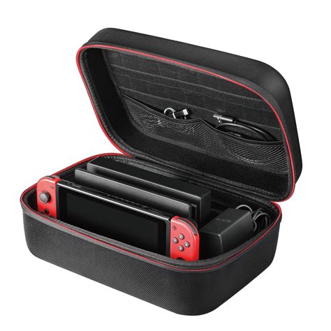 Eva Protective Carrying Case For Nintendo Switch Console Fits Complete
