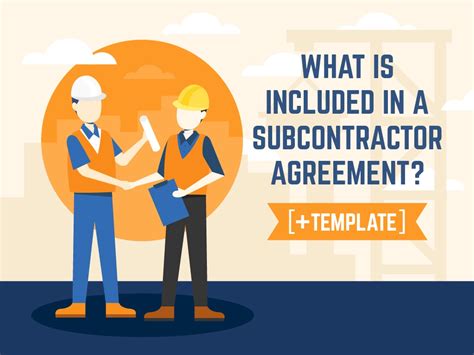 What Is Included In A Subcontractor Agreement Template Bigrentz