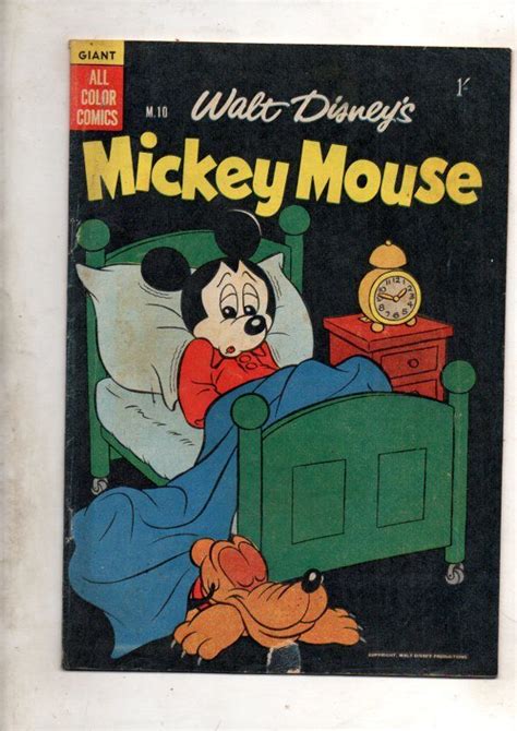 Comicsvalue WALT DISNEYS MICKEY MOUSE M 10 V FINE CONDITION BY