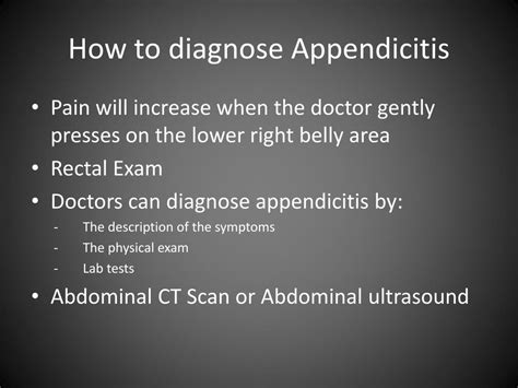 How To Diagnose Appendicitis Gehub