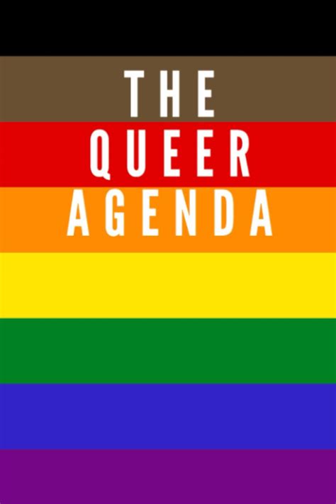 The Queer Agenda Blank Lined Notebook Lgbt Journal 6x9 Journal Diary Notebook Lgbtqia