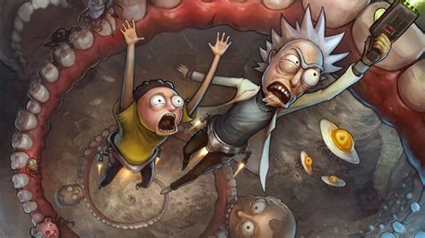 1600x900 Rick And Morty Escape 5k 1600x900 Resolution Hd 4k Wallpapers