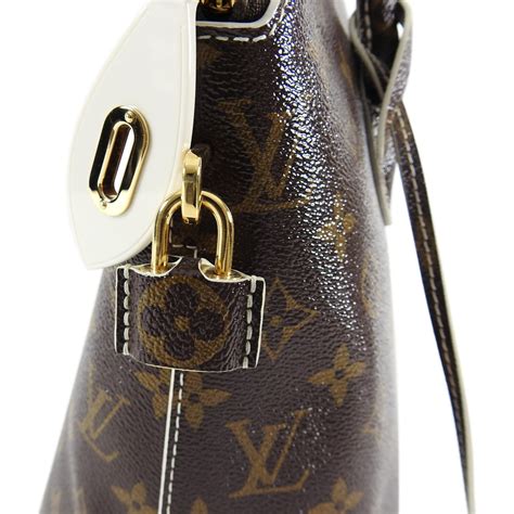 Louis Vuitton 2011 Limited Edition Lockit Fetish Monogram Bag I Miss You Vintage