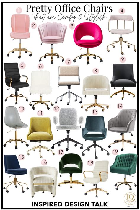 19 Pretty Office Chairs Youll Absolutely Love For Your Cloffice Home