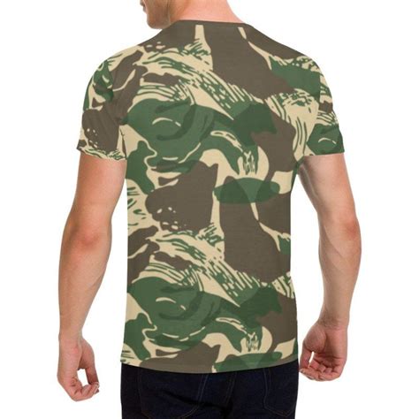 Rhodesian Brushstroke Camouflage V4 T Shirt For Men Rhodesian Brushstroke