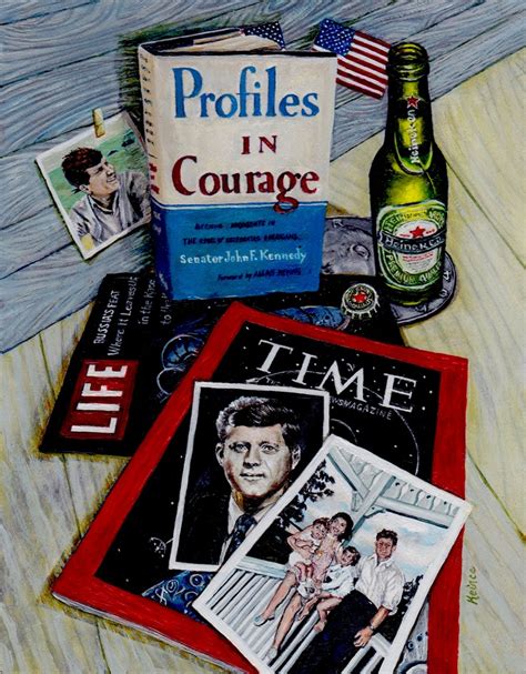 Jfk Legacy By Debra Keirce X Oil Profiles In Courage Book Cover Jfk