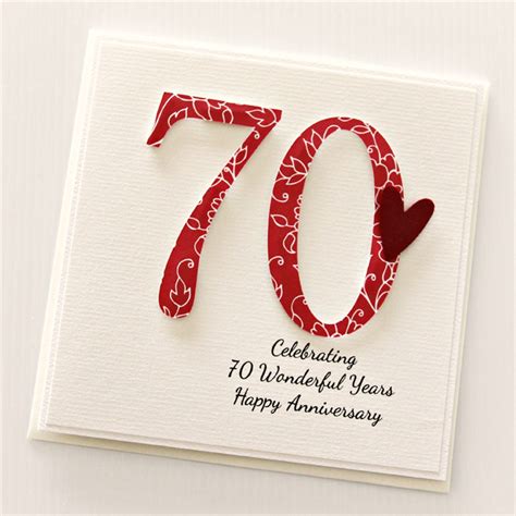 This anniversary is truly a milestone occasion and should be celebrated with friends and family. 70th Wedding Anniversary