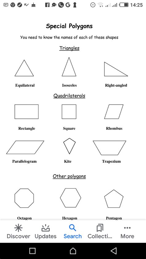 Science Subjects Made Easy Names Of Polygons From 1 20