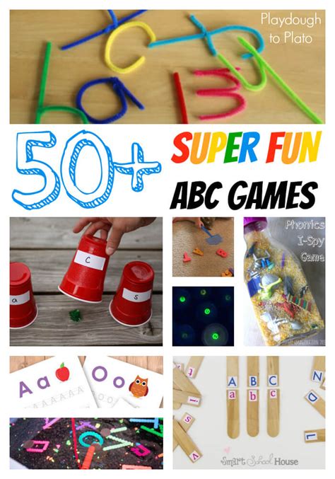 50 Fun Abc Games For Kids Playdough To Plato