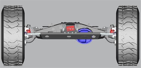 Front Axle 3d Cad Model Library Grabcad